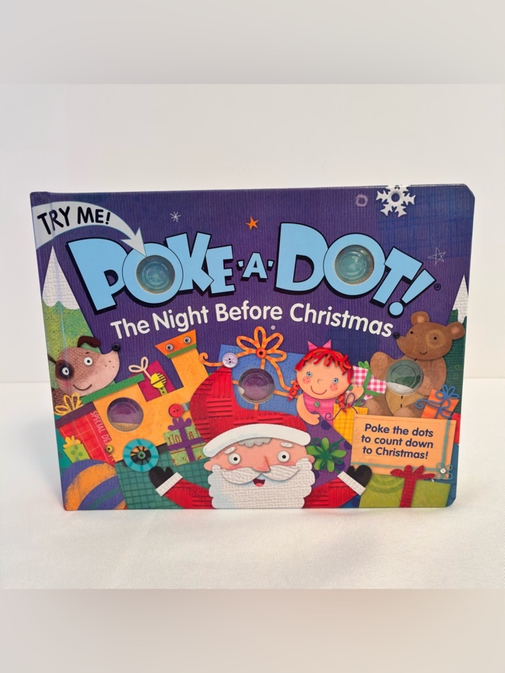 Melissa & Doug Poke-A-Dot! The Night Before Christmas Board Book